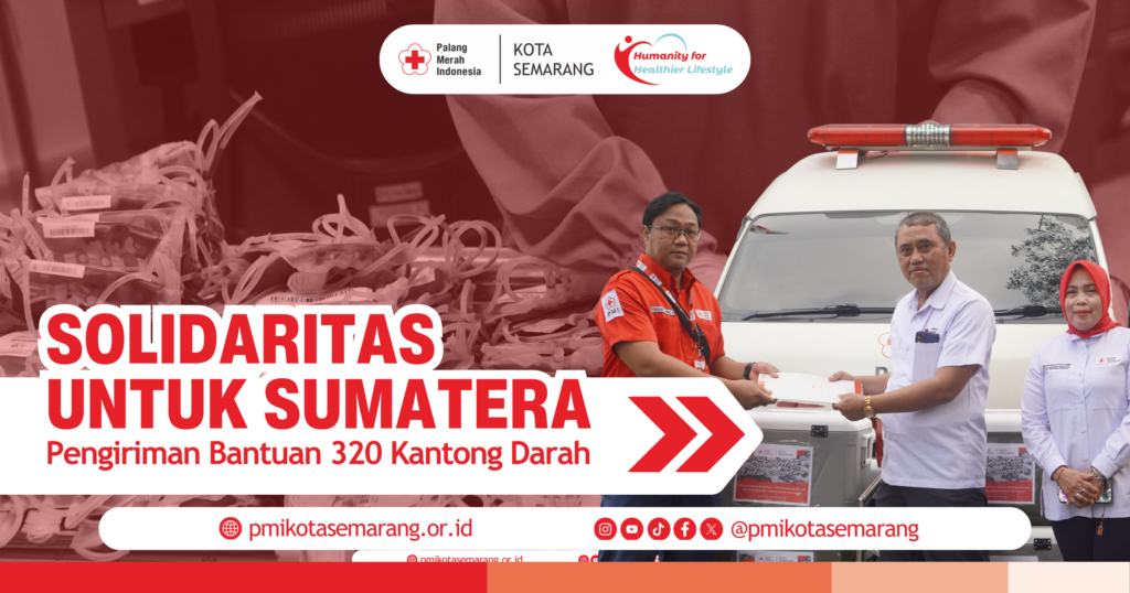 Pengiriman 320 Kantong Darah