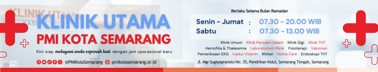 Jam Operasional Klinik Utama PMI Kota Semarang
